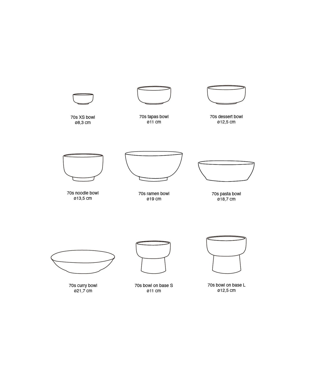 HK Living | 70's servies curry bowl Bubble