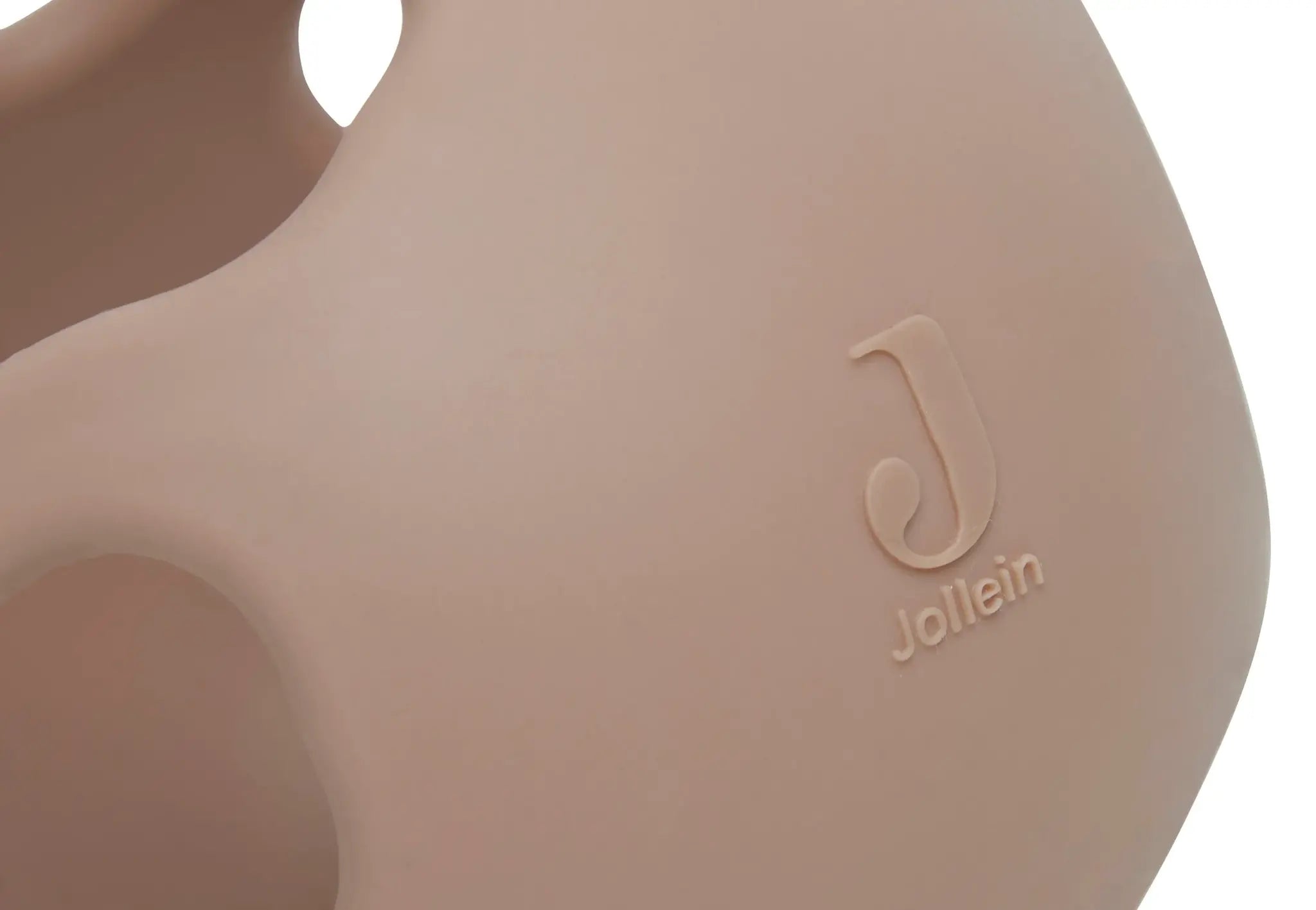 Jollein | Beißringball aus Silikon, 10 cm, Keks