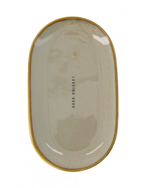 Zusss | Servierschale sieht gut aus, graublau