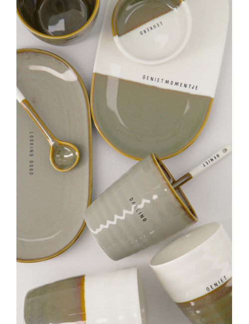 Zusss | Servierschale für einen genussvollen Moment, dunkelgrün