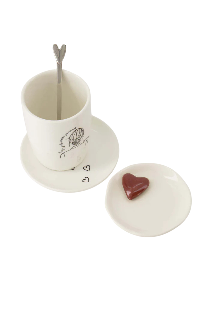 Zusss | 3D-Herzschale weiß/portugiesisch