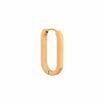 Label Kiki | Hoops oval goud set2