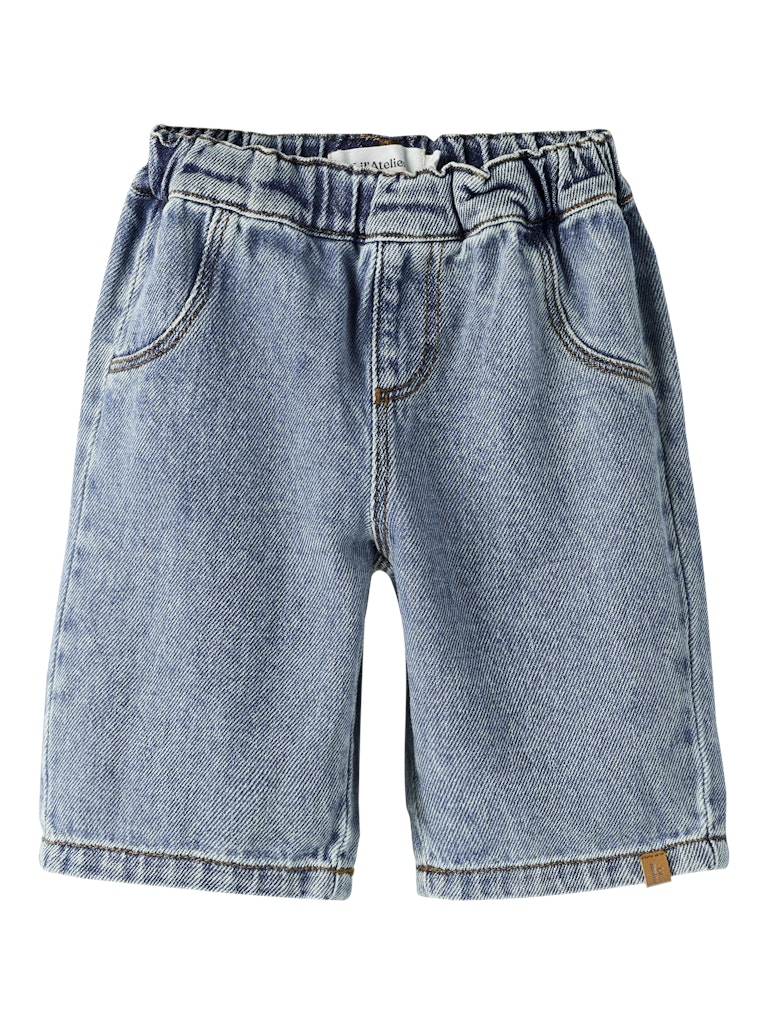Lil Atelier | Babyspijkerbroekje Karole wide medium blue denim