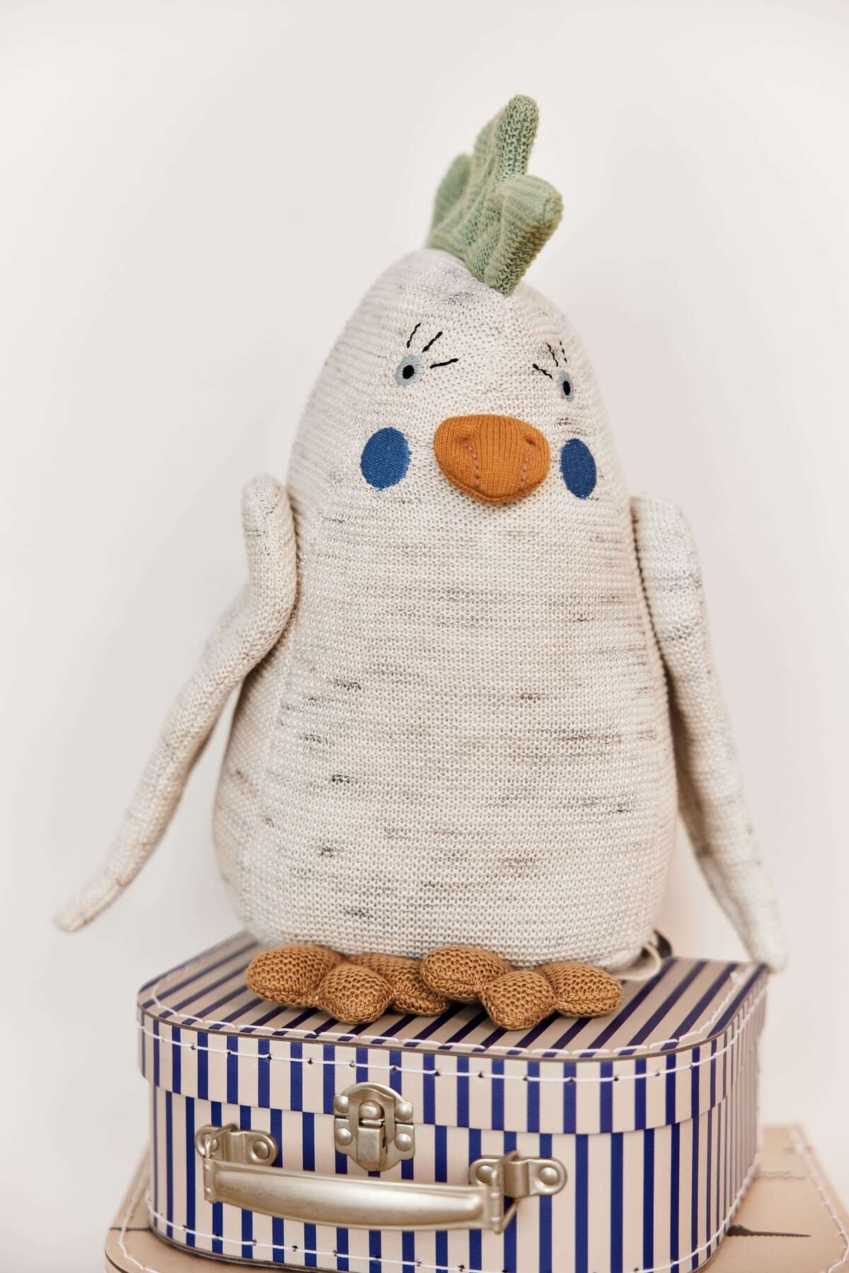 OYOY MINI Decoratieve Koffertjes Krokodil & Streep - Set van 2