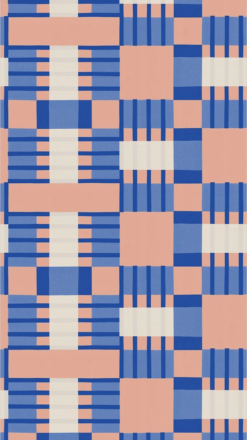Meet Me at the Wall Behang Blocks Blink | Sabine van Vessem
