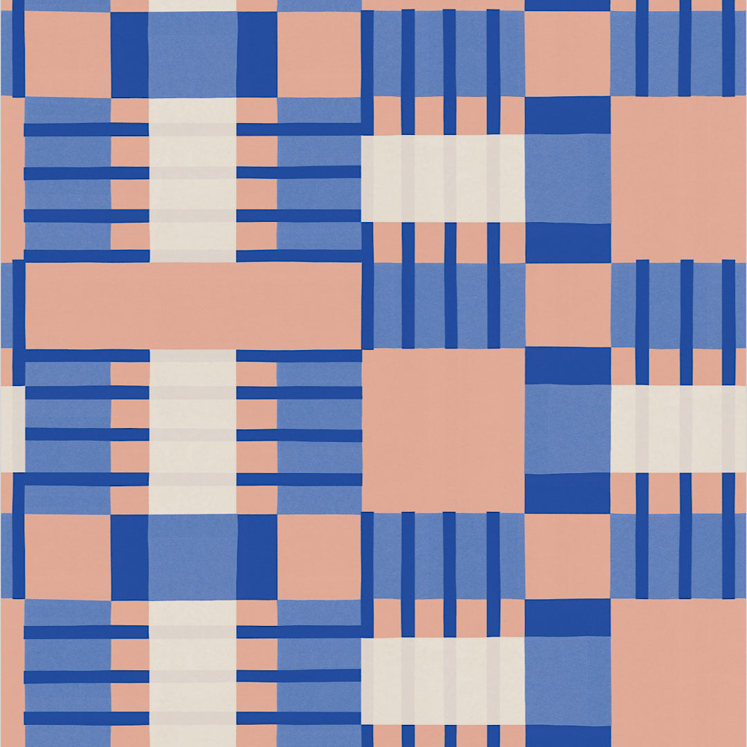 Meet Me at the Wall Behang Blocks Blink | Sabine van Vessem 320cm