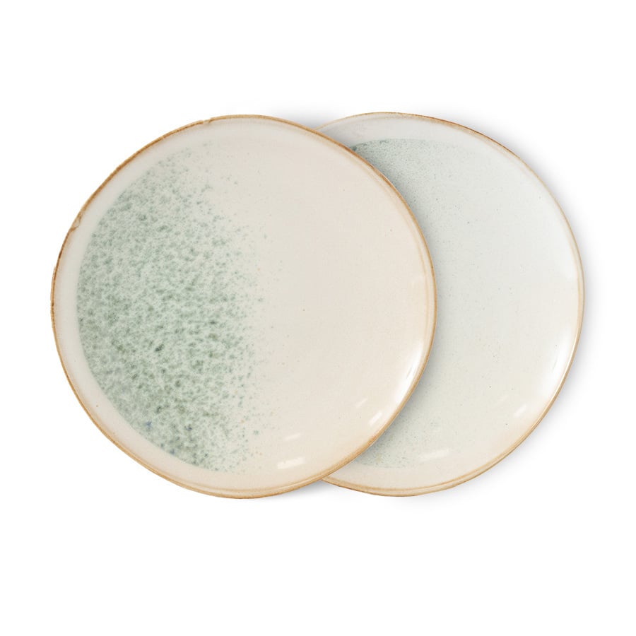 HK Living | 70's servies side plate Mist