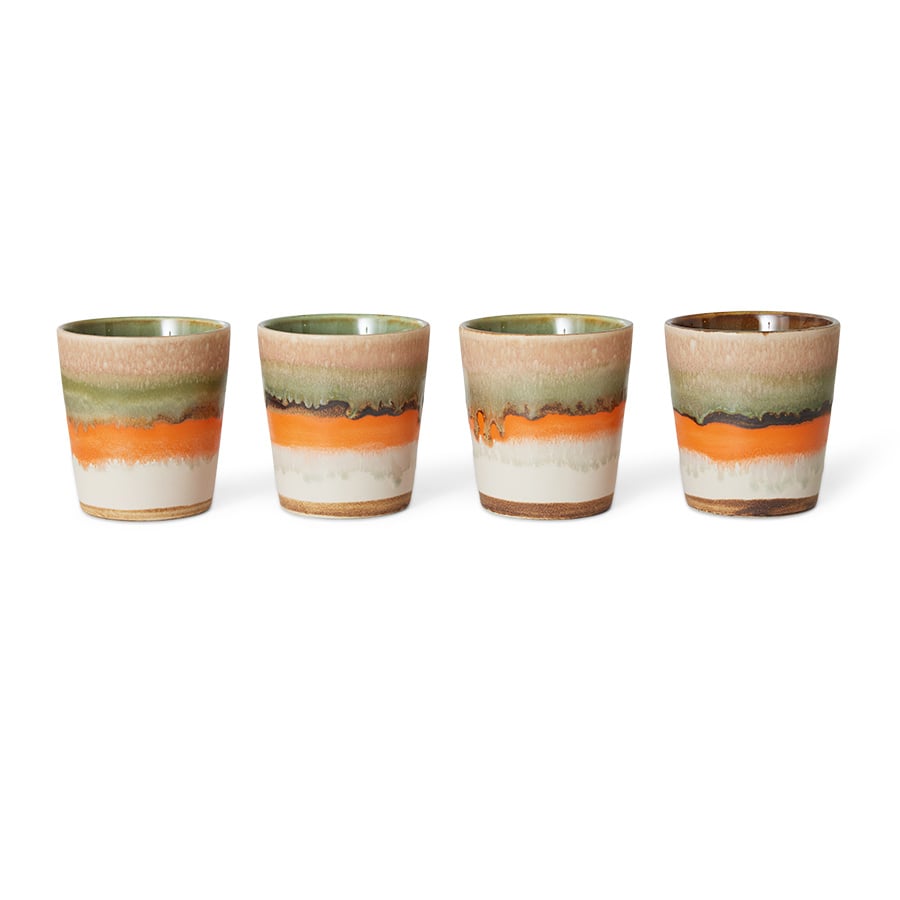 HK Living | 70's servies koffiekopje Burst