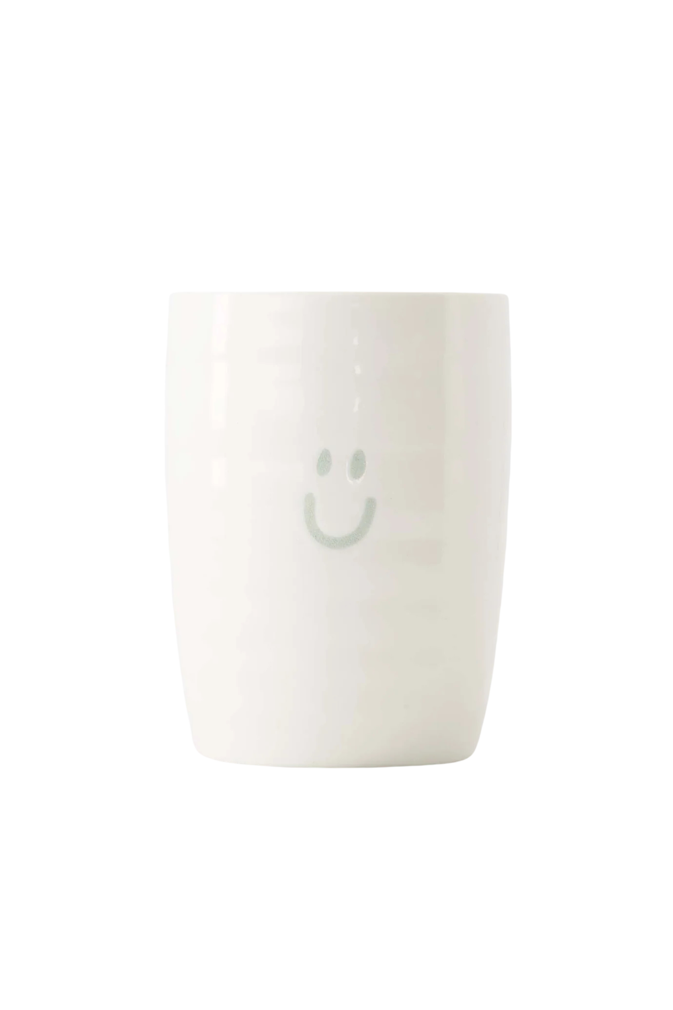 Zusss | Koffiemok smiley grijsblauw