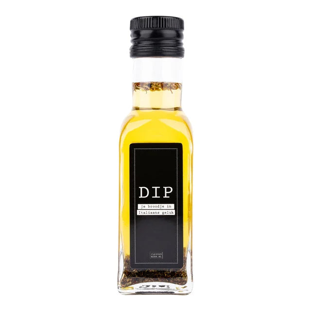 Flessenwerk | Italiaanse olie Dip je broodje in Italiaans geluk