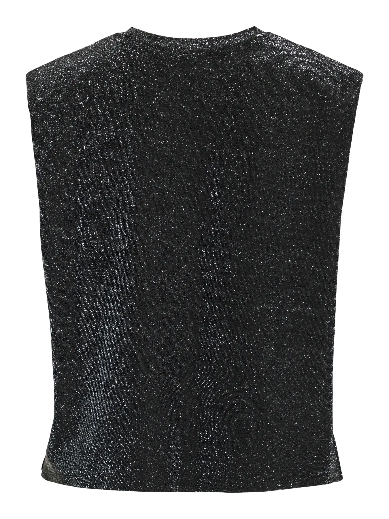 Vila | Top Glitenna schwarz silber