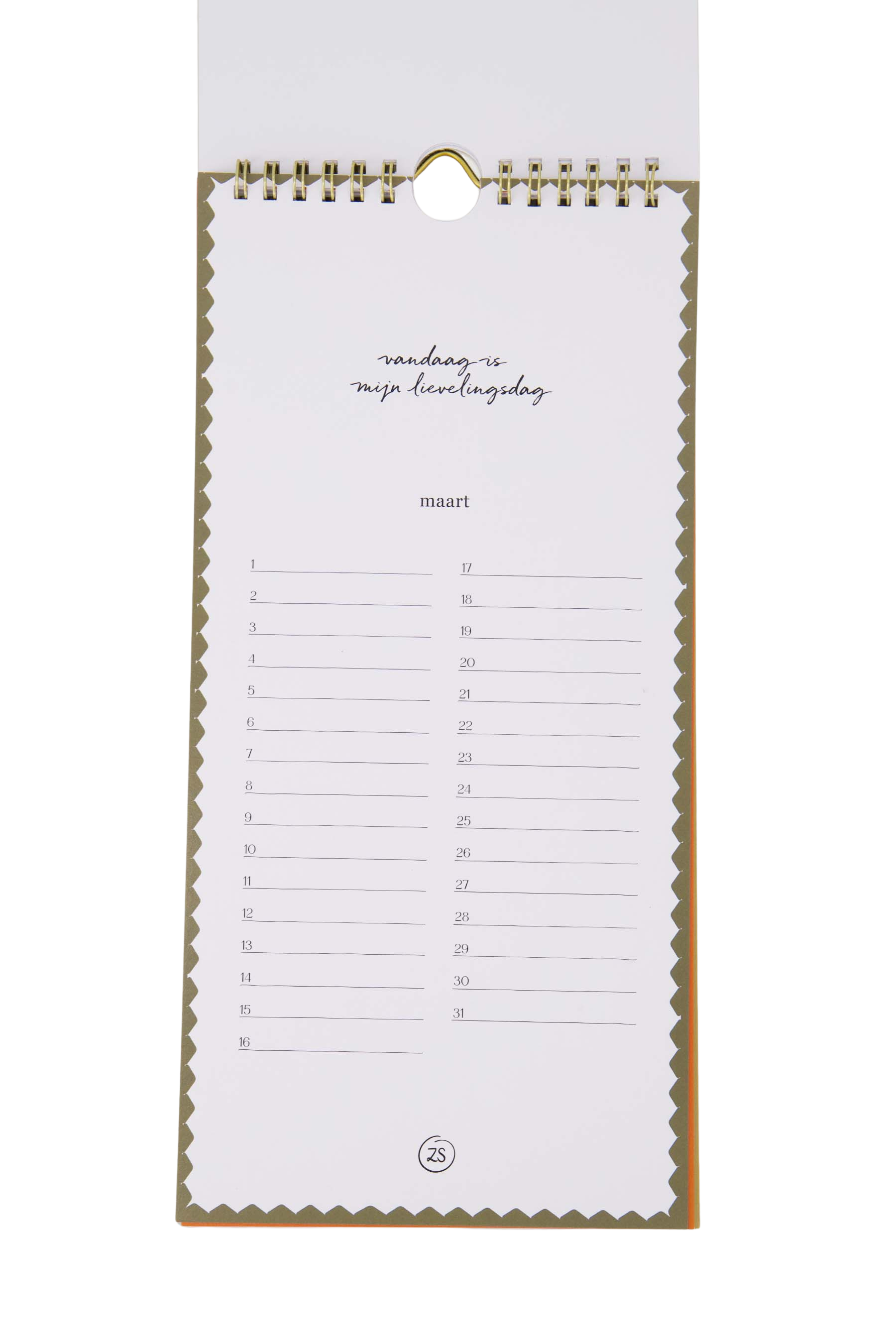Zusss | Verjaardagskalender lievelingsdag