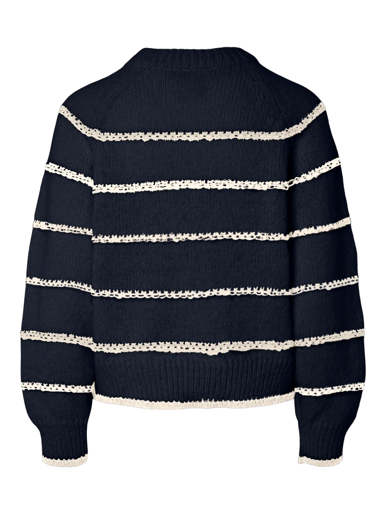 Teile | Nelia Pullover dunkelblau mit Streifen