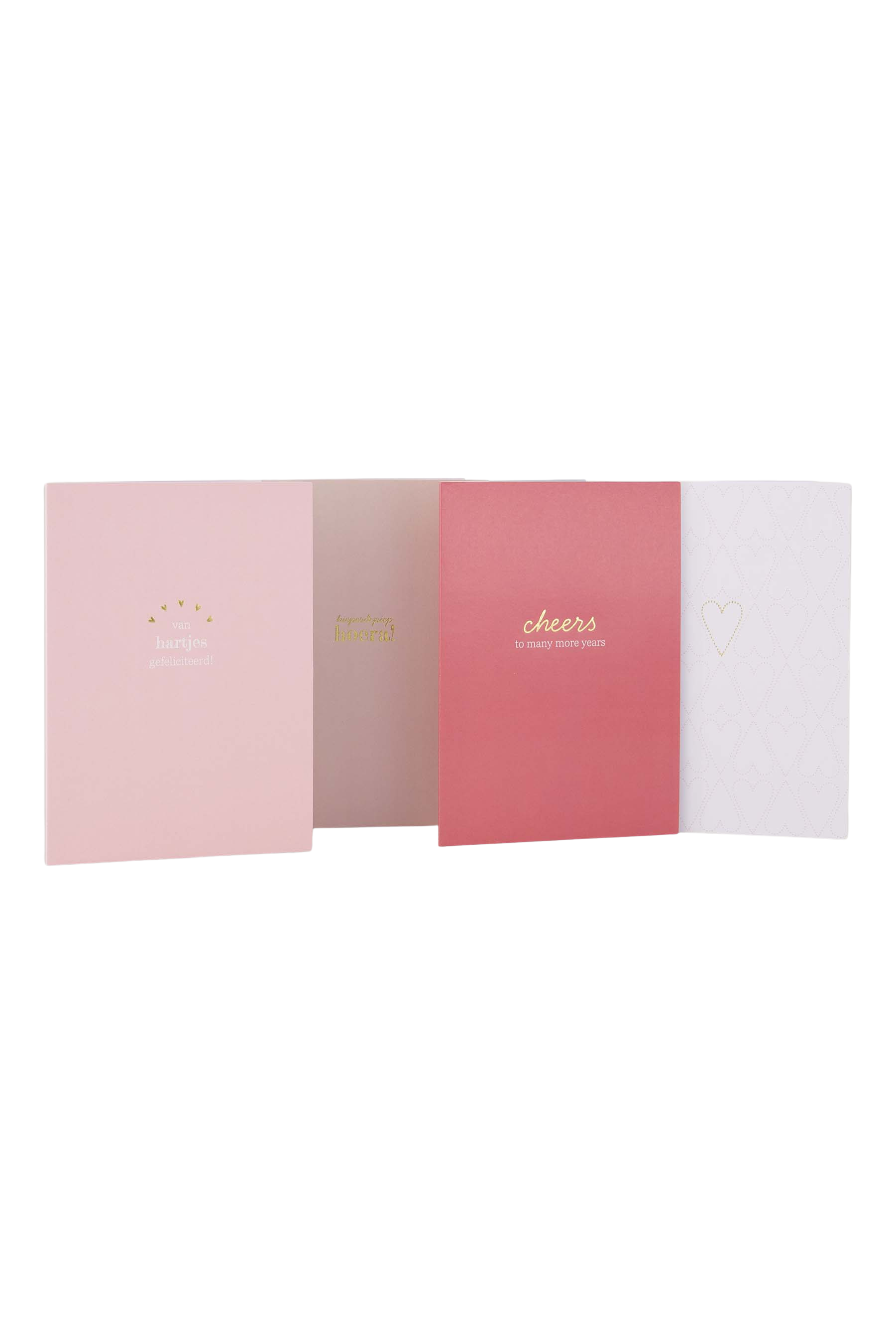 Zusss | Set van 4 wenskaarten verjaardag