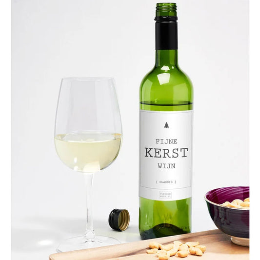 Flessenwerk | Witte wijn Fijne Kerstwijn