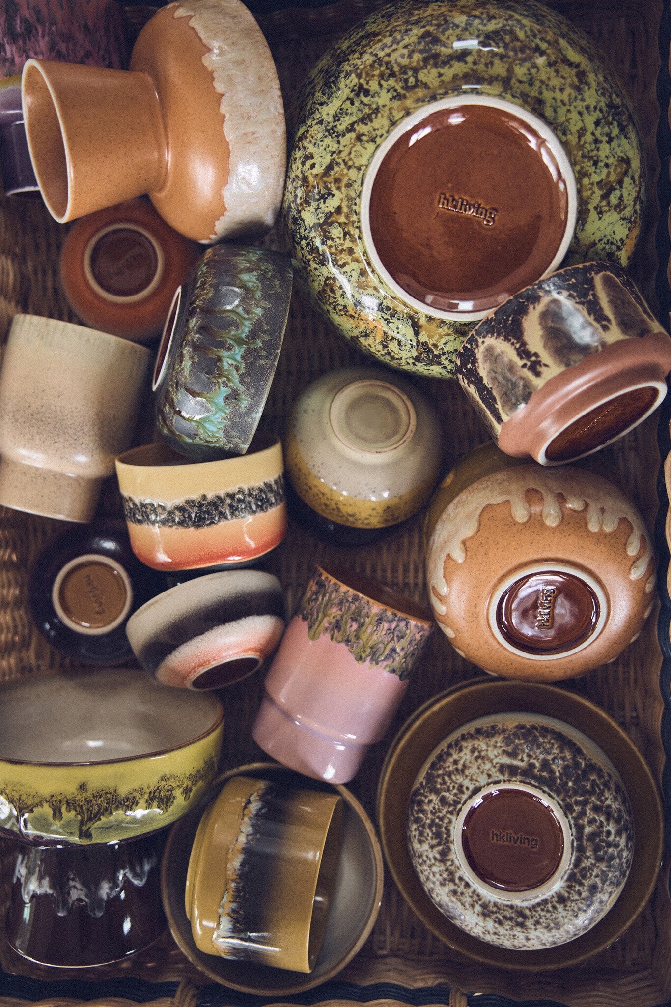 HK Living | 70's servies kleine geurkaars Kyoto