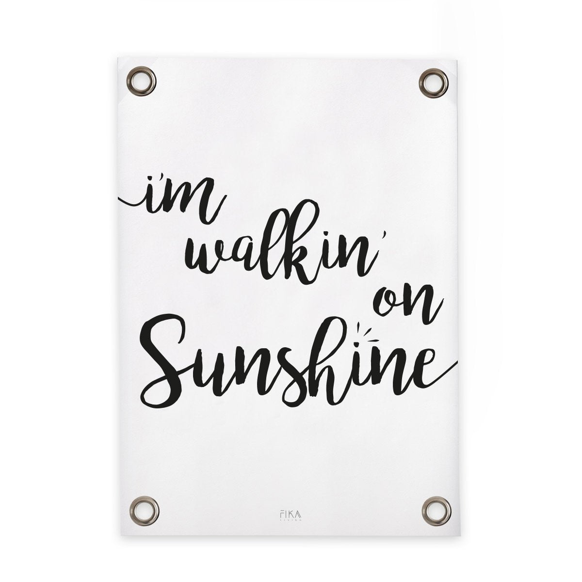 VM | Gartenposter „Walkin' on Sunshine“