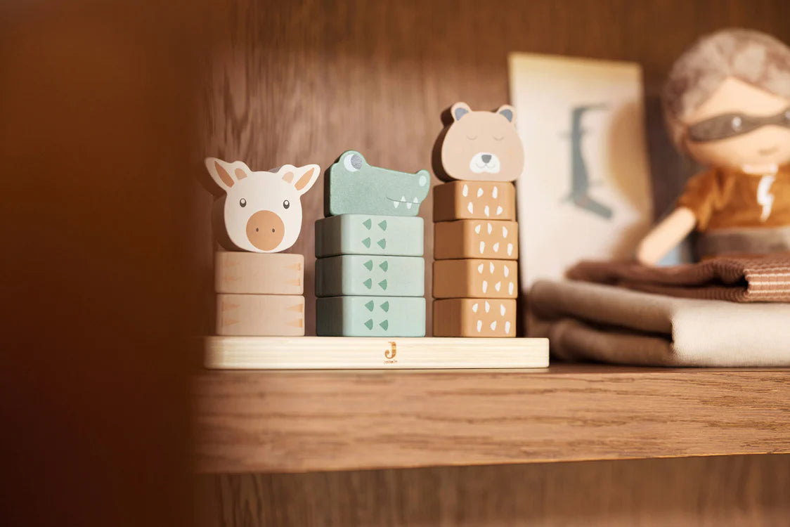 Jollein | Holzstapelturm Jungle Jambo