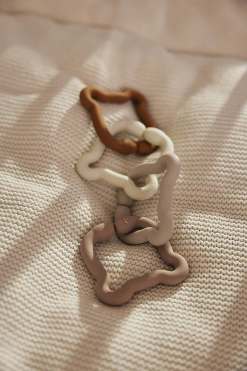 Jollein | Spielzeugringe aus Silikon, Teddybär