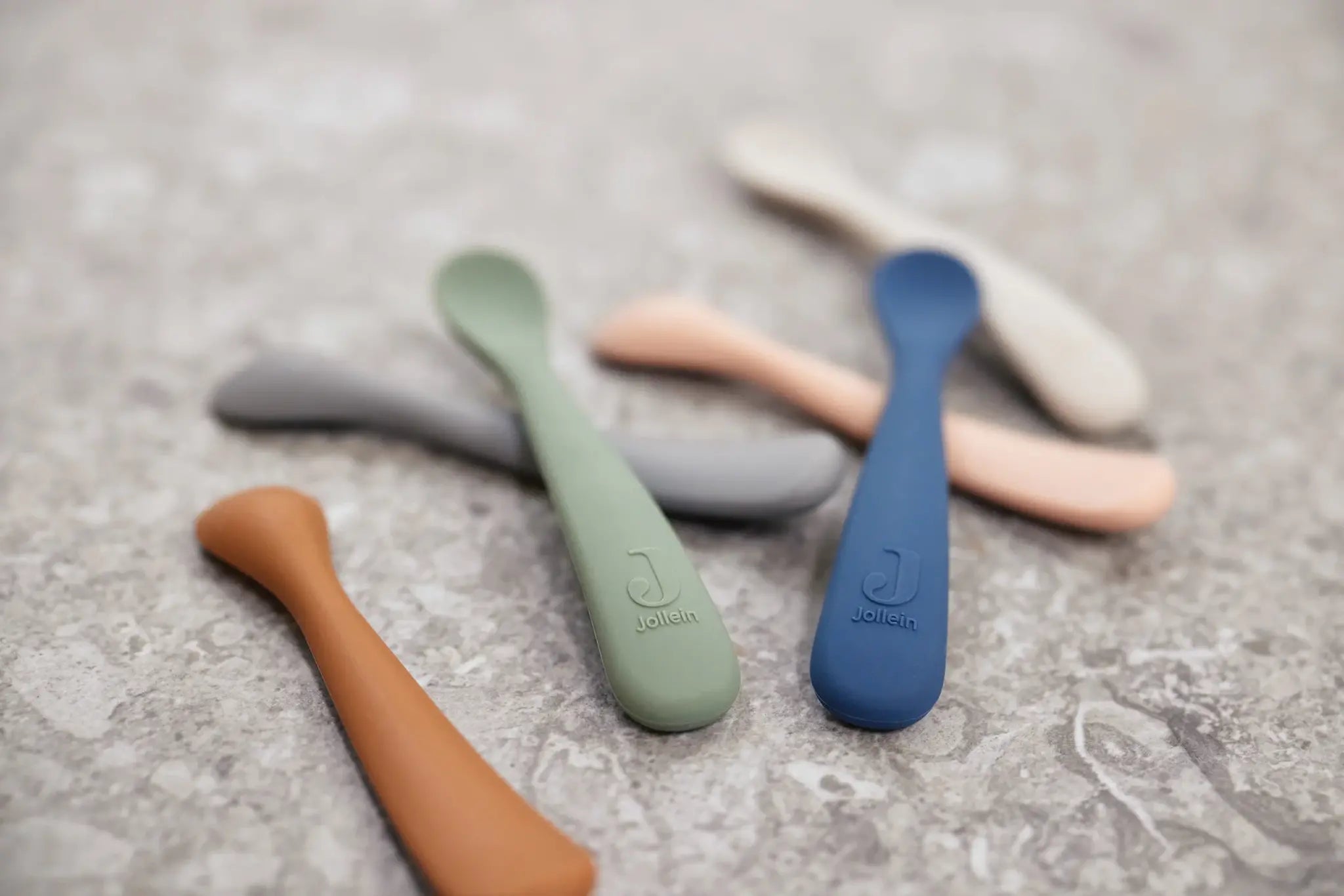 Jollein | Siliconen lepeltjes caramel 2stuks