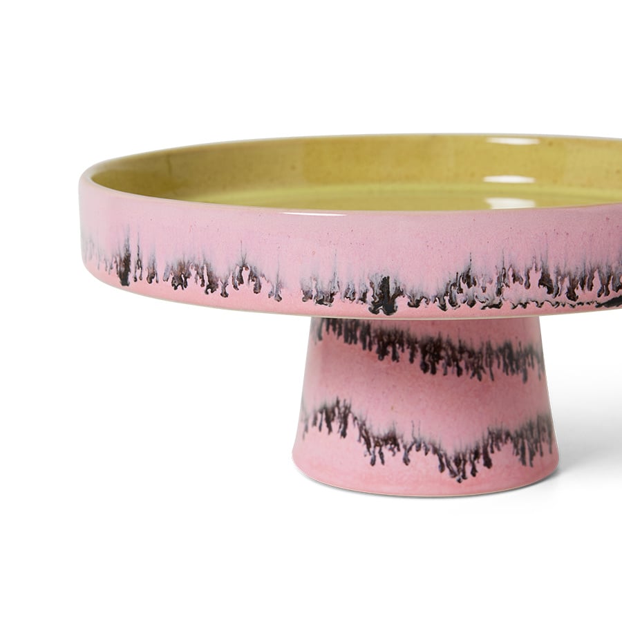 HK Living | 70's servies taartschaal Bubble