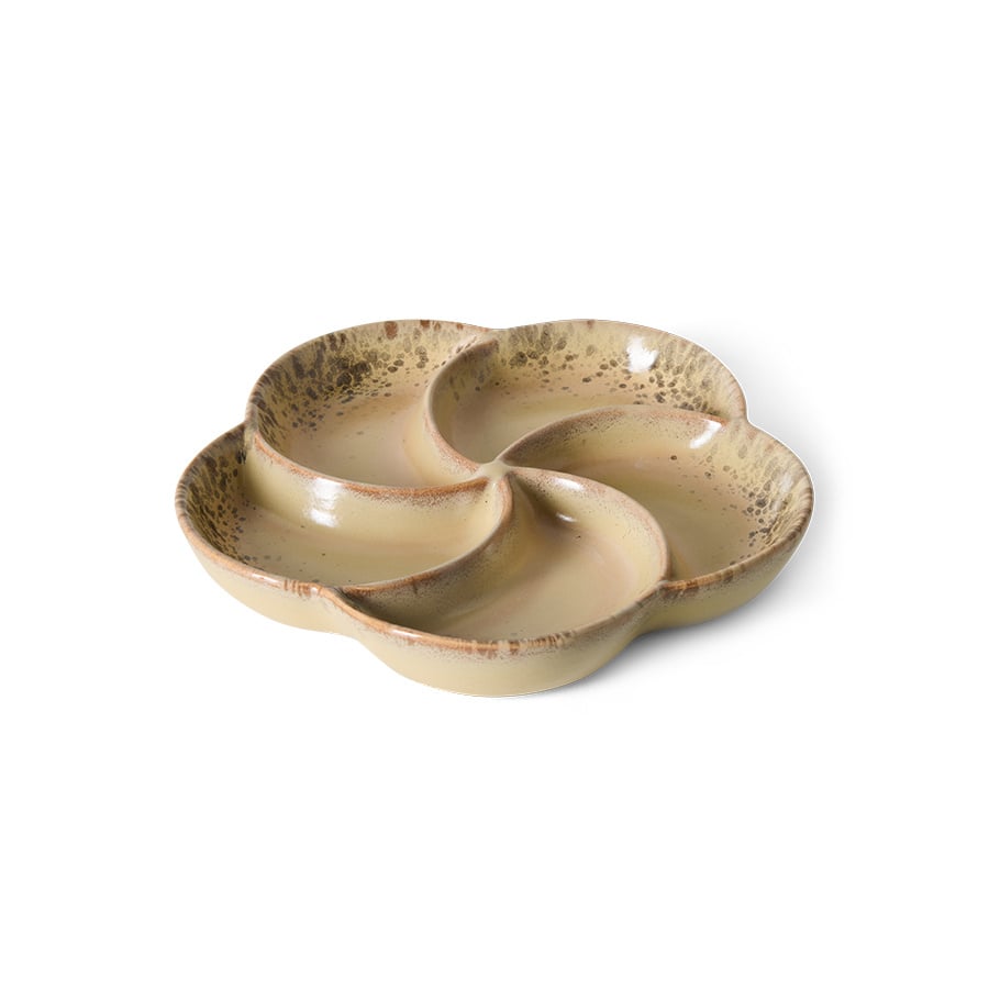 PRE ORDER HK Living | 70's servies snackbord grit