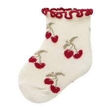 Lil Atelier | Babysocken mit Kirschmotiven