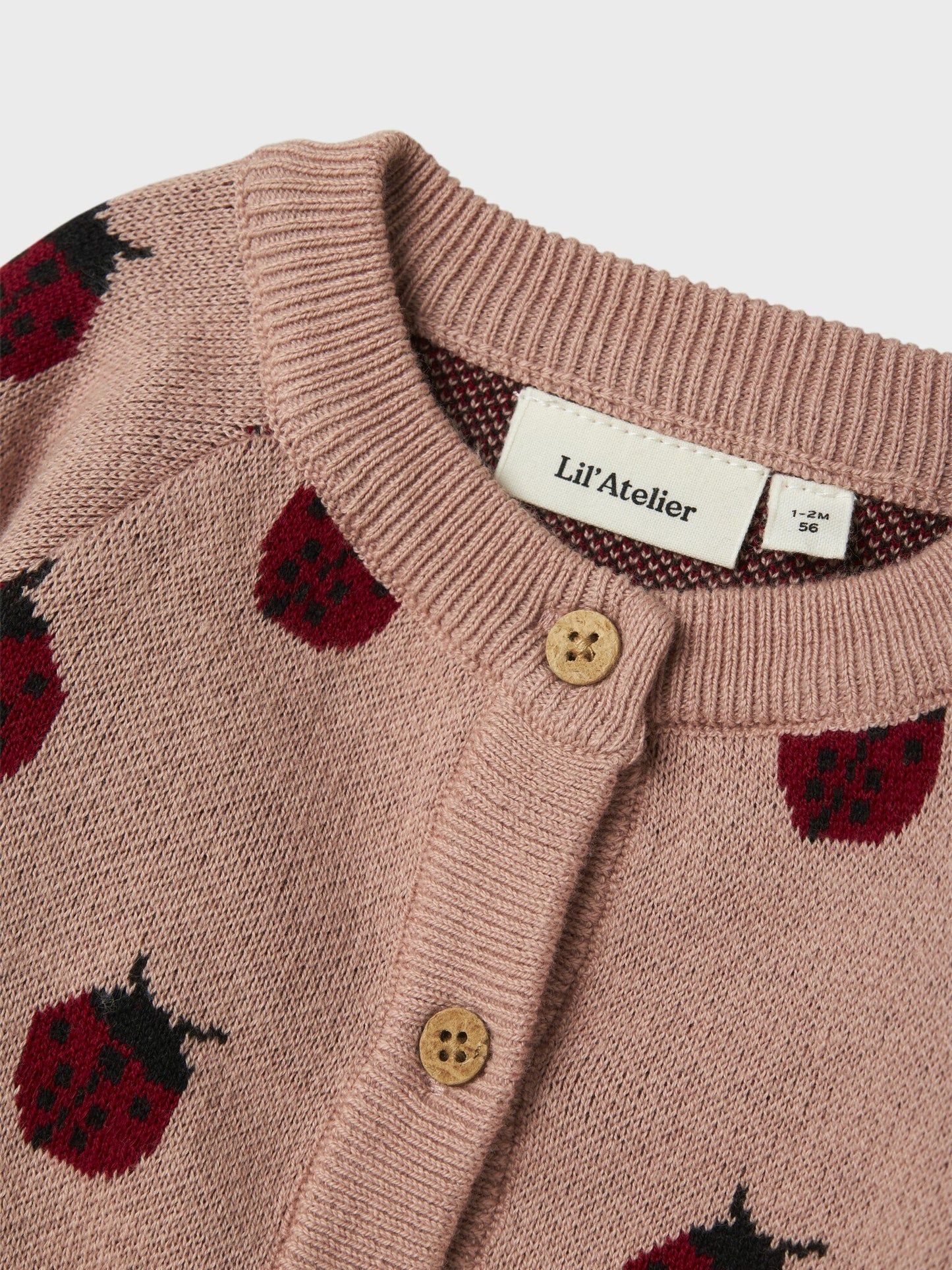 Lil Atelier | Vest Lieveheersbeestje misty rose