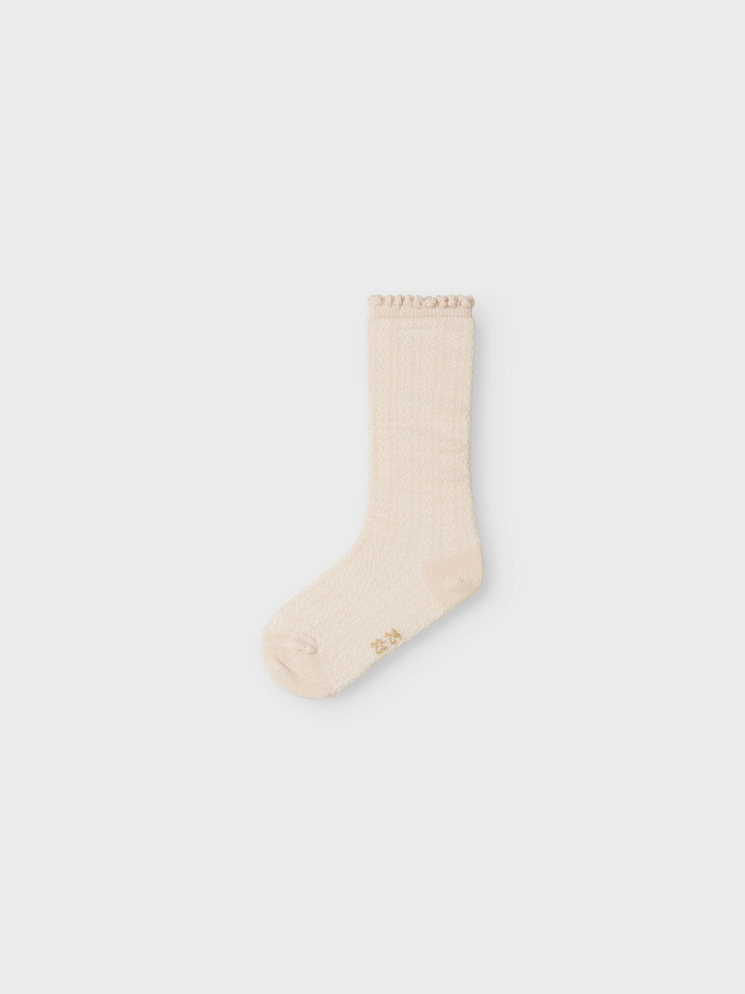 Lil Atelier | Socken Dalfi Kniestrümpfe Pfirsichfarben