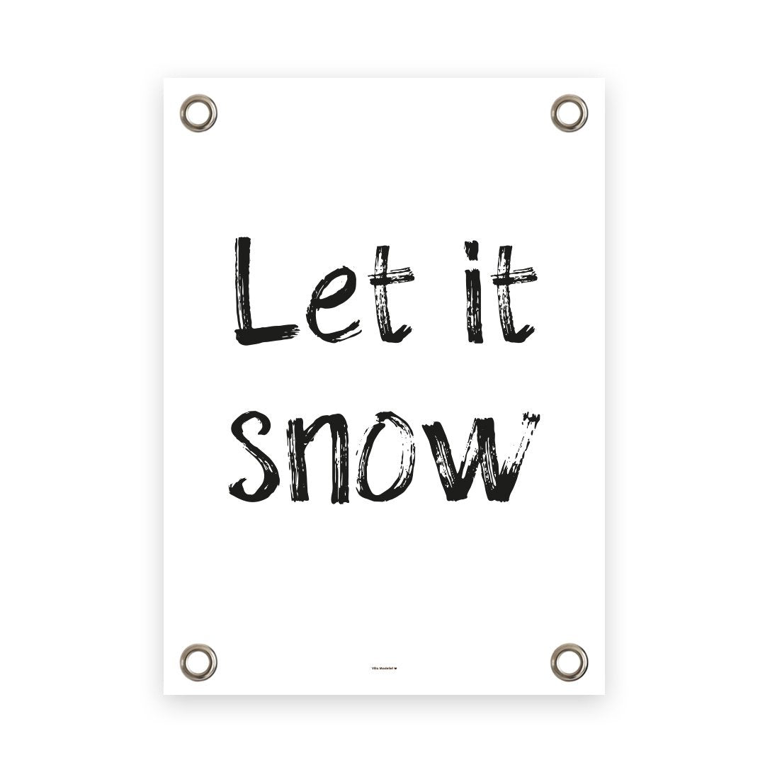 VM | Tuinposter let it snow
