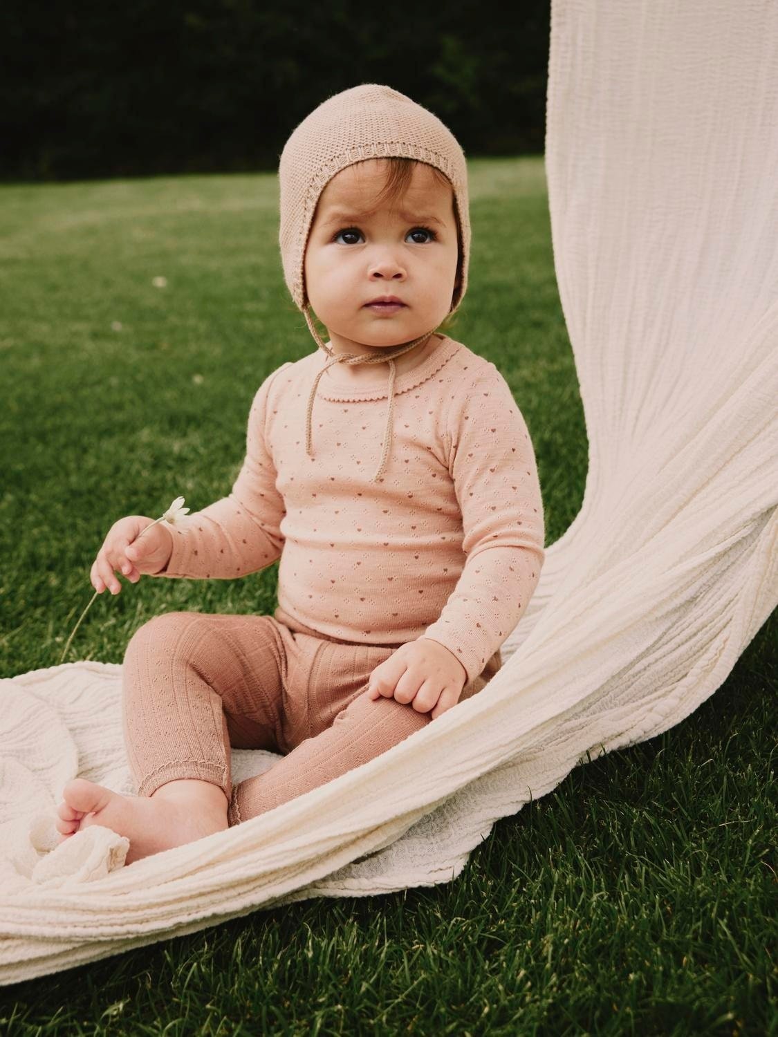 Lil Atelier | Wollleggings Naima mit Biberfell