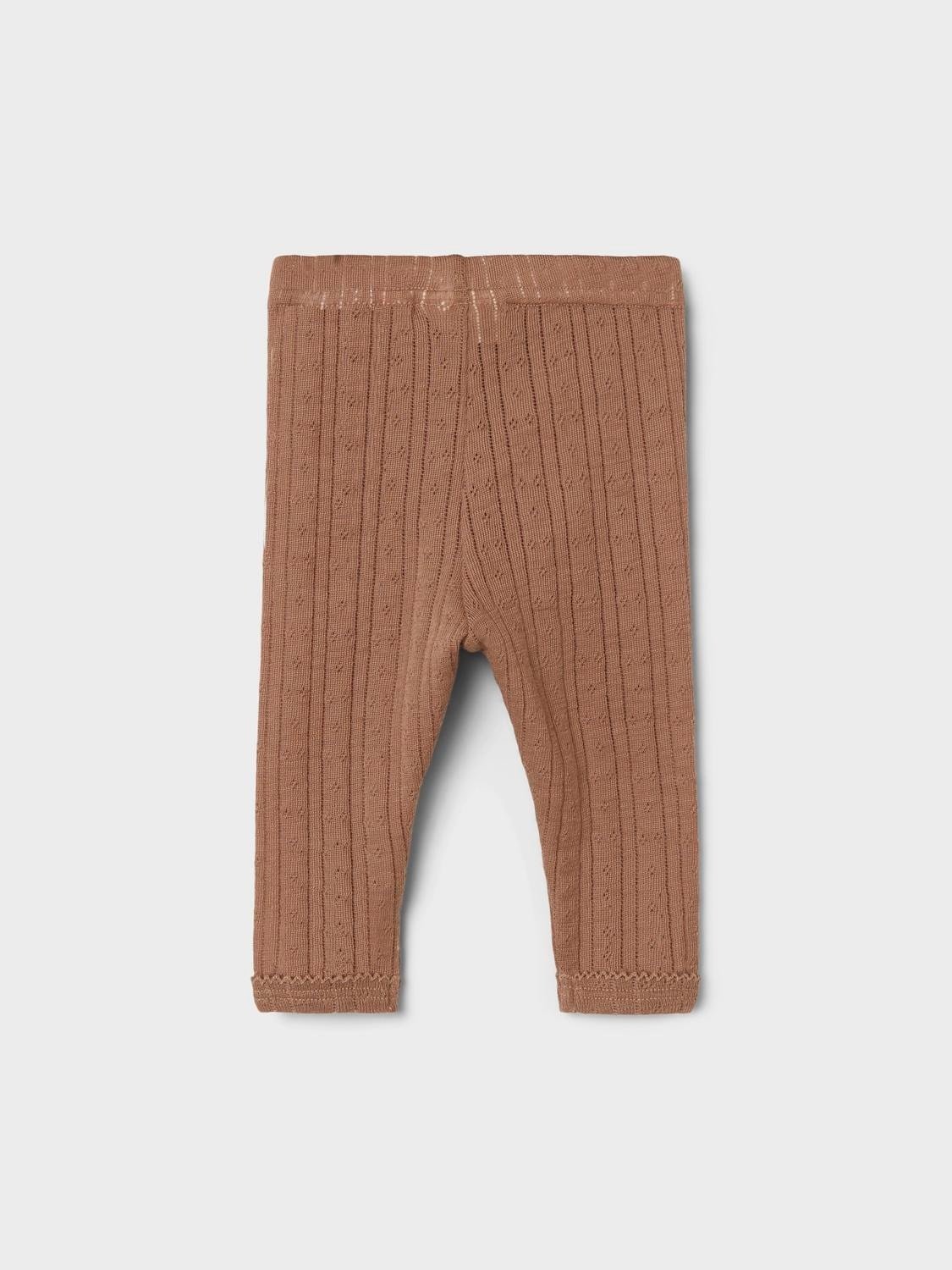 Lil Atelier | Wollleggings Naima mit Biberfell