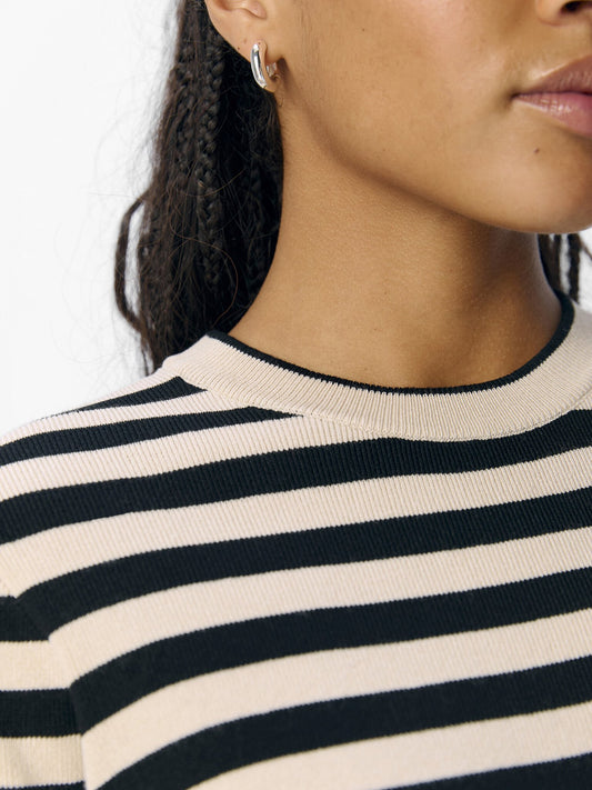 Object | Top Ester beige zwart