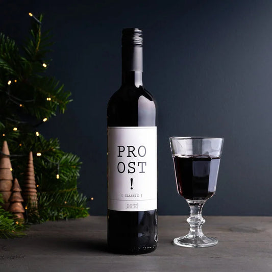 Flessenwerk | Rode wijn Proost!
