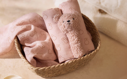 Jollein | Rammelaar teddy bear wild rose