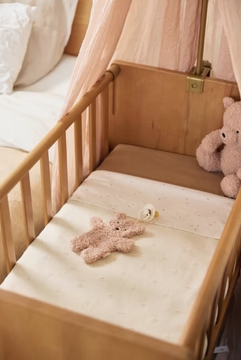 Jollein | Stoffschnuller Teddybär Wildrosa