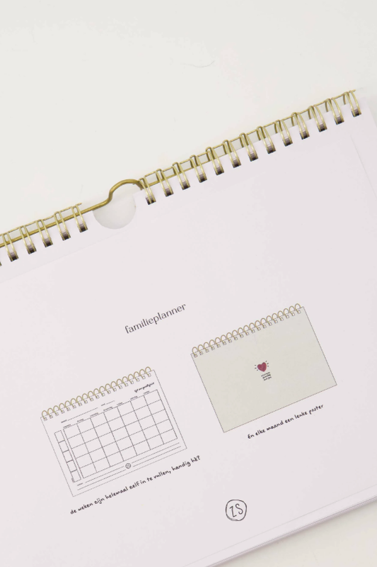 Zusss | Familieplanner alles op z'n tijd linnen