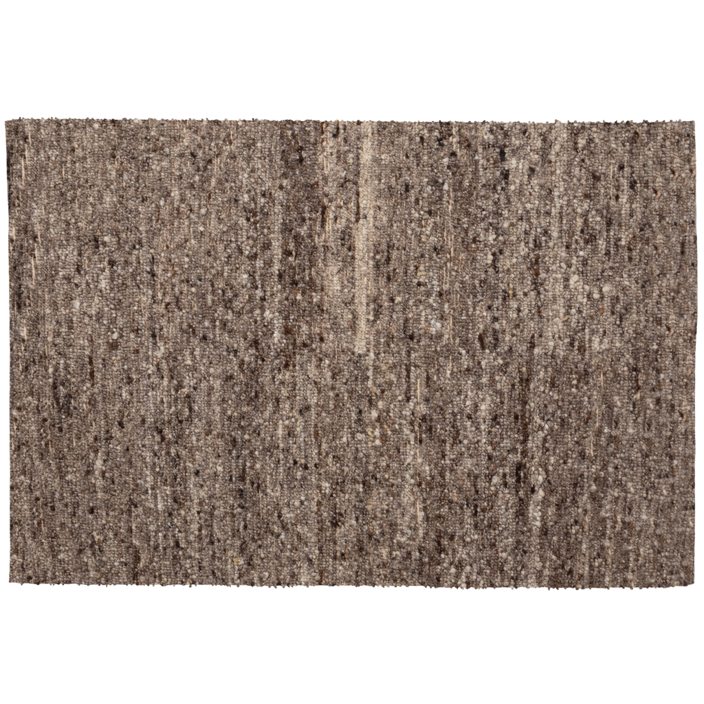 Woood | Vloerkleed Efia wol bruin melange 170x240cm