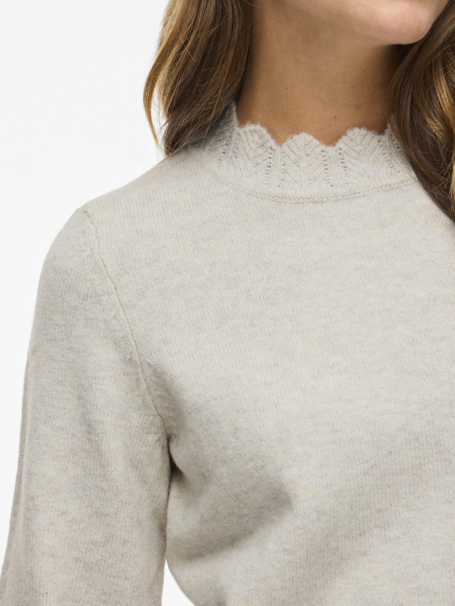 Vila | Pullover Nikolina heller Naturmelierte NOOS