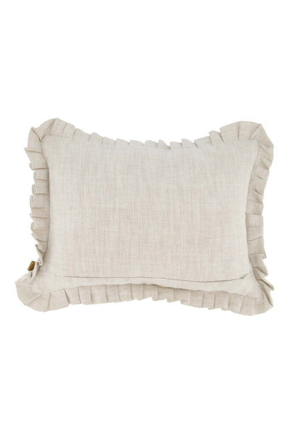 Zusss | Kissen cest la vie 35x25cm Pfeffer und Salz