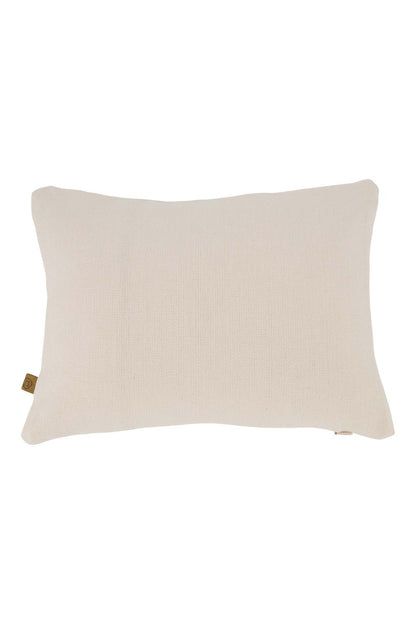 Zusss | Kussen hartje 35x25cm off white/rood