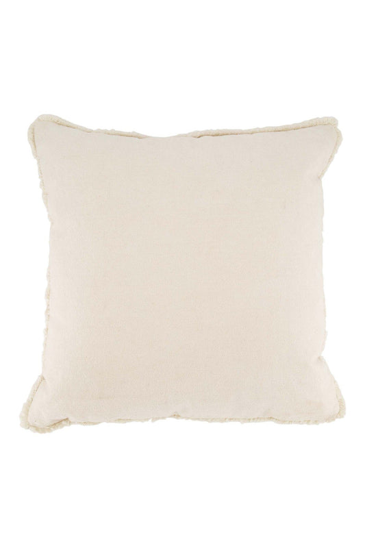 Zusss | Kussen velvet hartjes 45x45cm off white