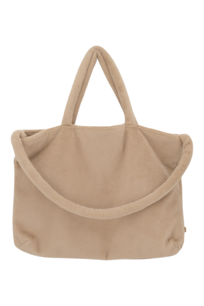 Zusss | Shopper faux fur beige