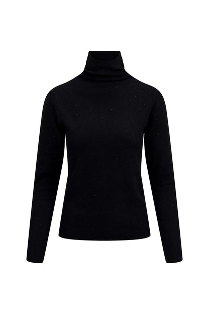 Zusss | Pullover mit schwarzen Strasssteinen