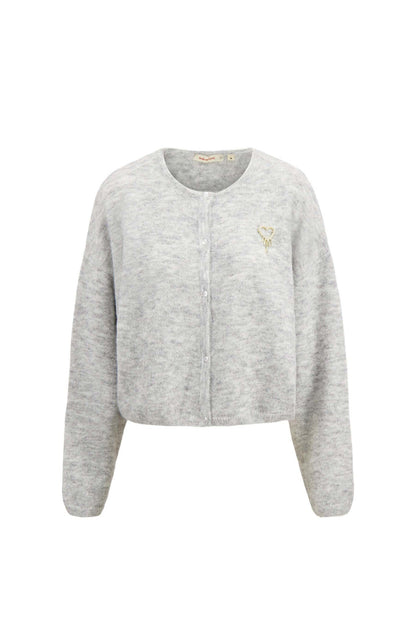 Zusss | Vestje basic middengrijs