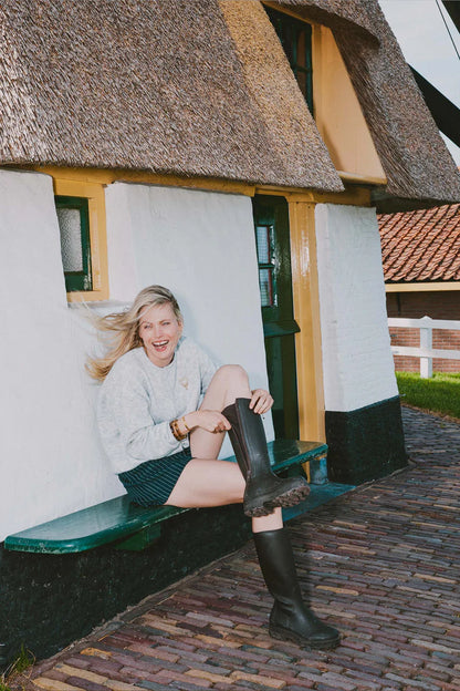 Zusss | Vestje basic middengrijs