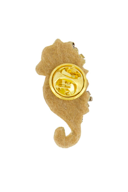 Zusss | Brosche Seepferdchen edel rot