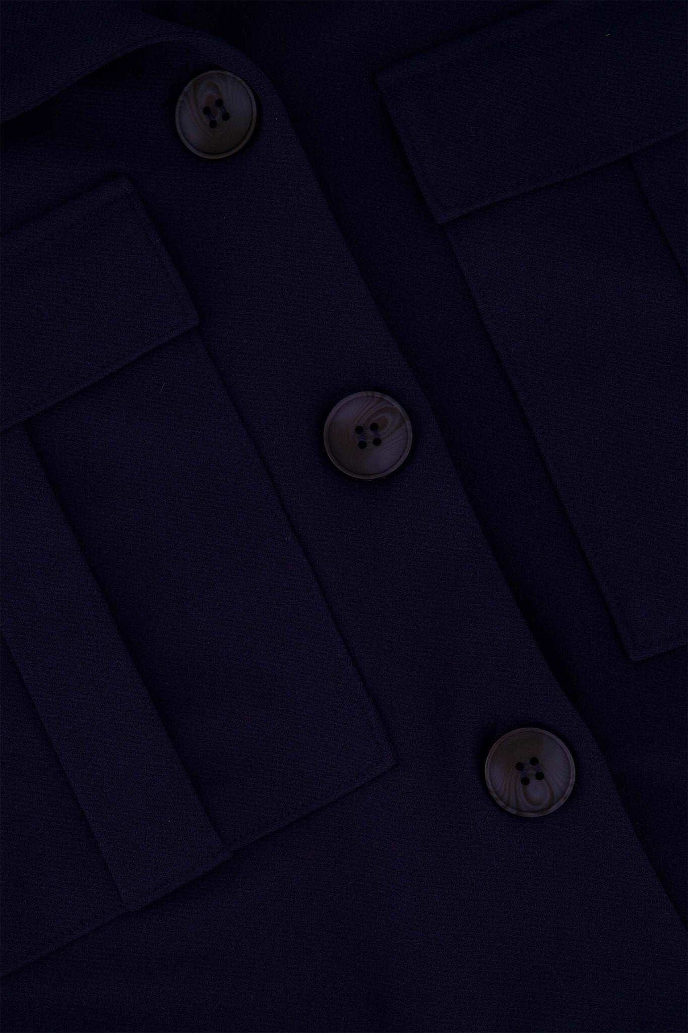 Zusss | Kurze Jacke mit Taschen, marineblau