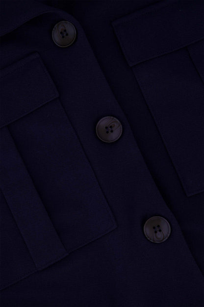 Zusss | Kurze Jacke mit Taschen, marineblau
