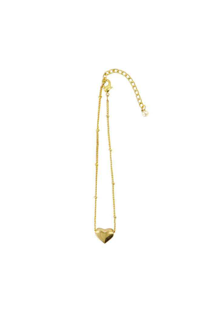 Zusss | Armband hartje in schuifdoosje Speciaal rood